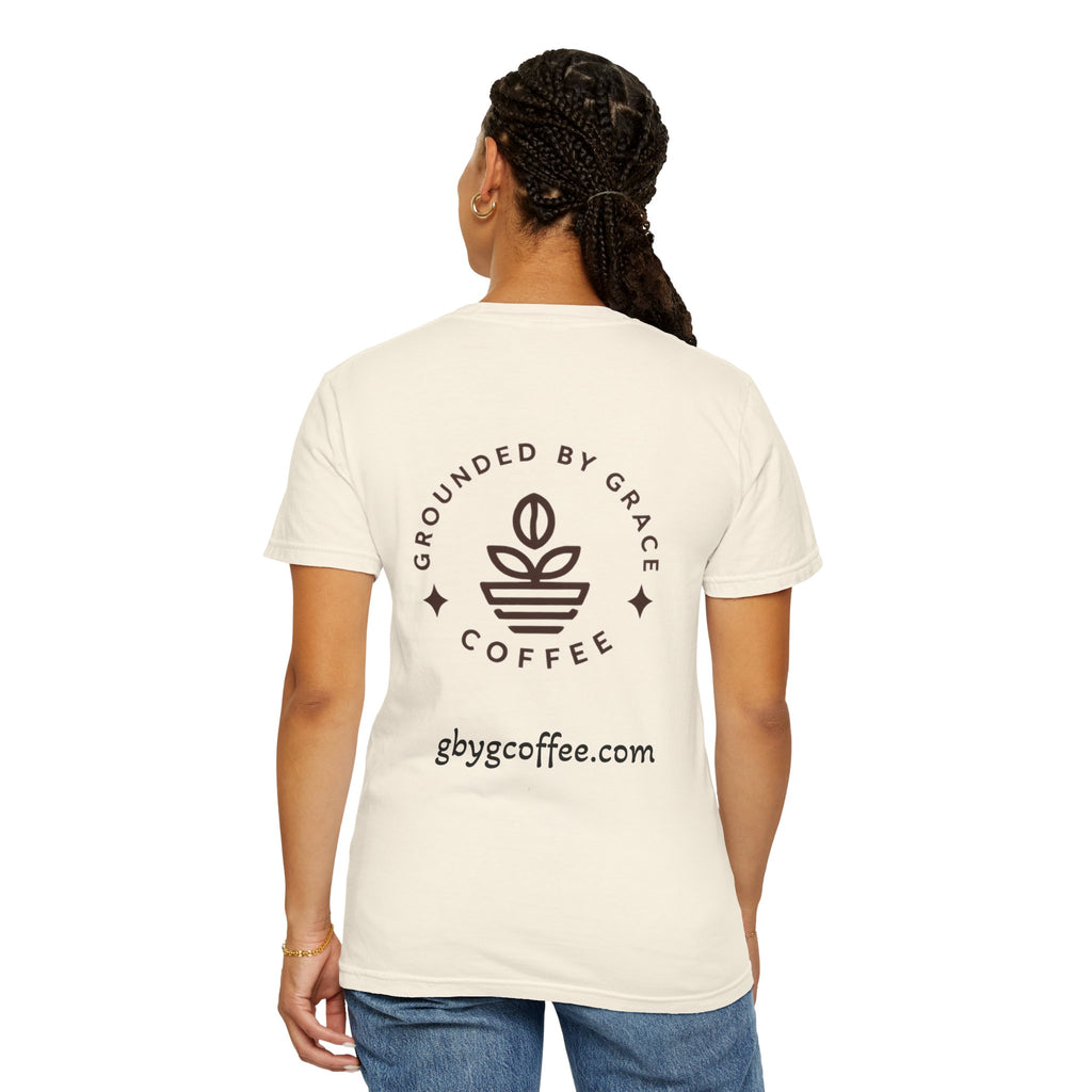 Grounded by Grace Coffee Beyond the Cup T-Shirt
