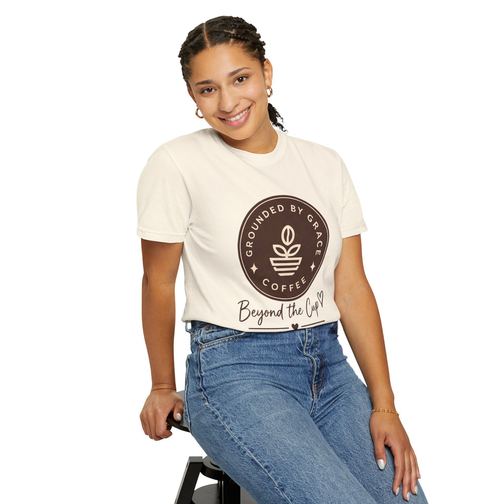 Grounded by Grace Coffee Beyond the Cup T-Shirt