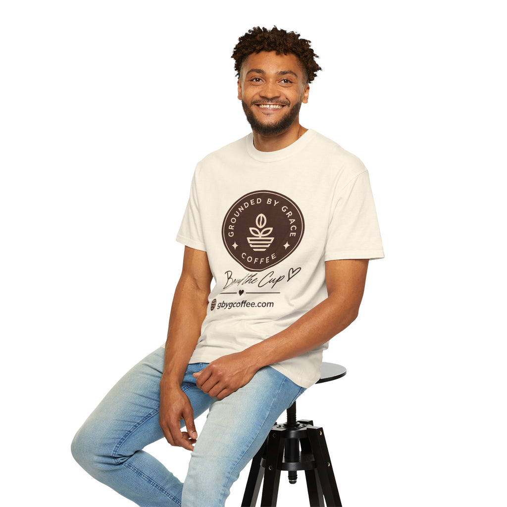Grounded by Grace Coffee Beyond the Cup T-Shirt