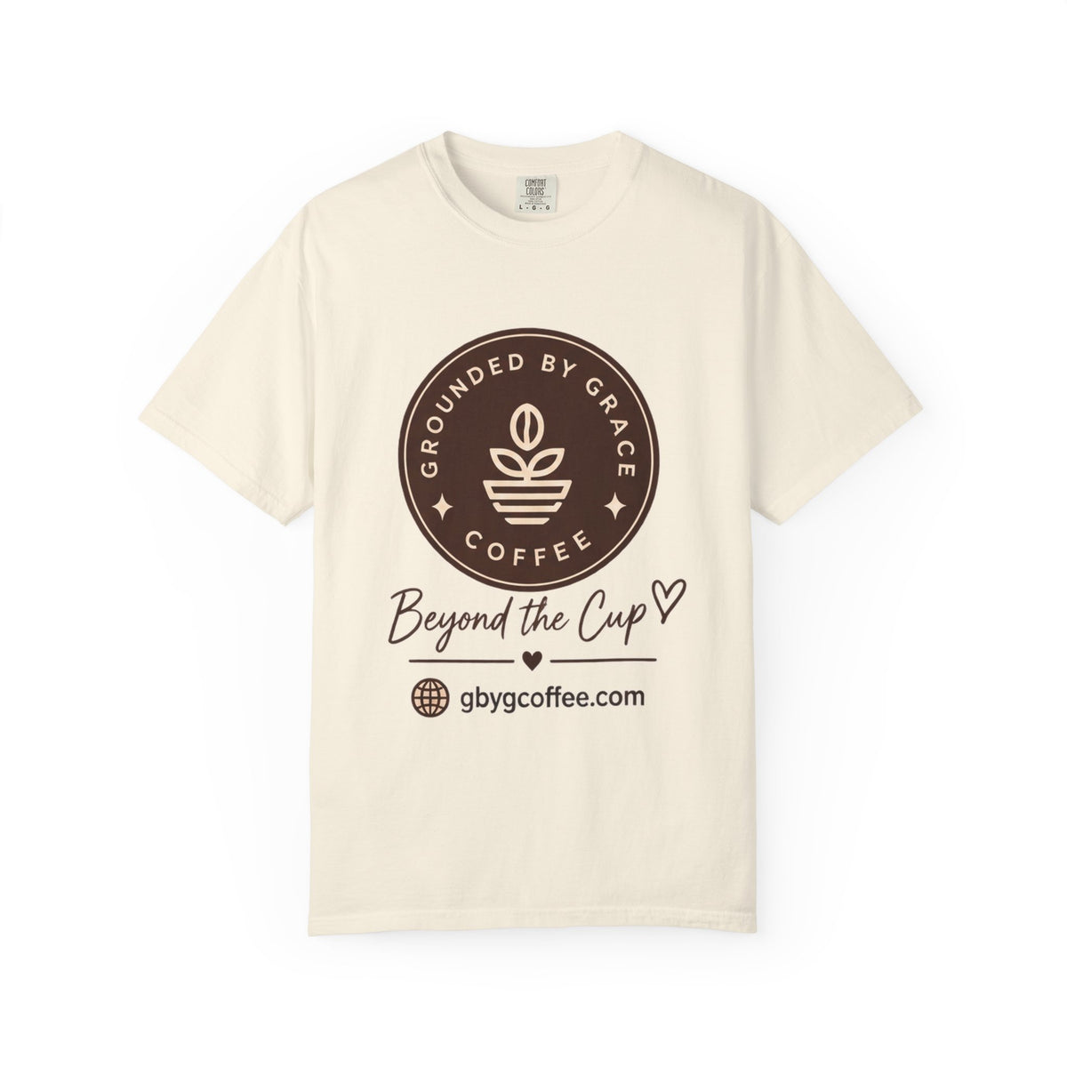 Grounded by Grace Coffee Beyond the Cup T-Shirt