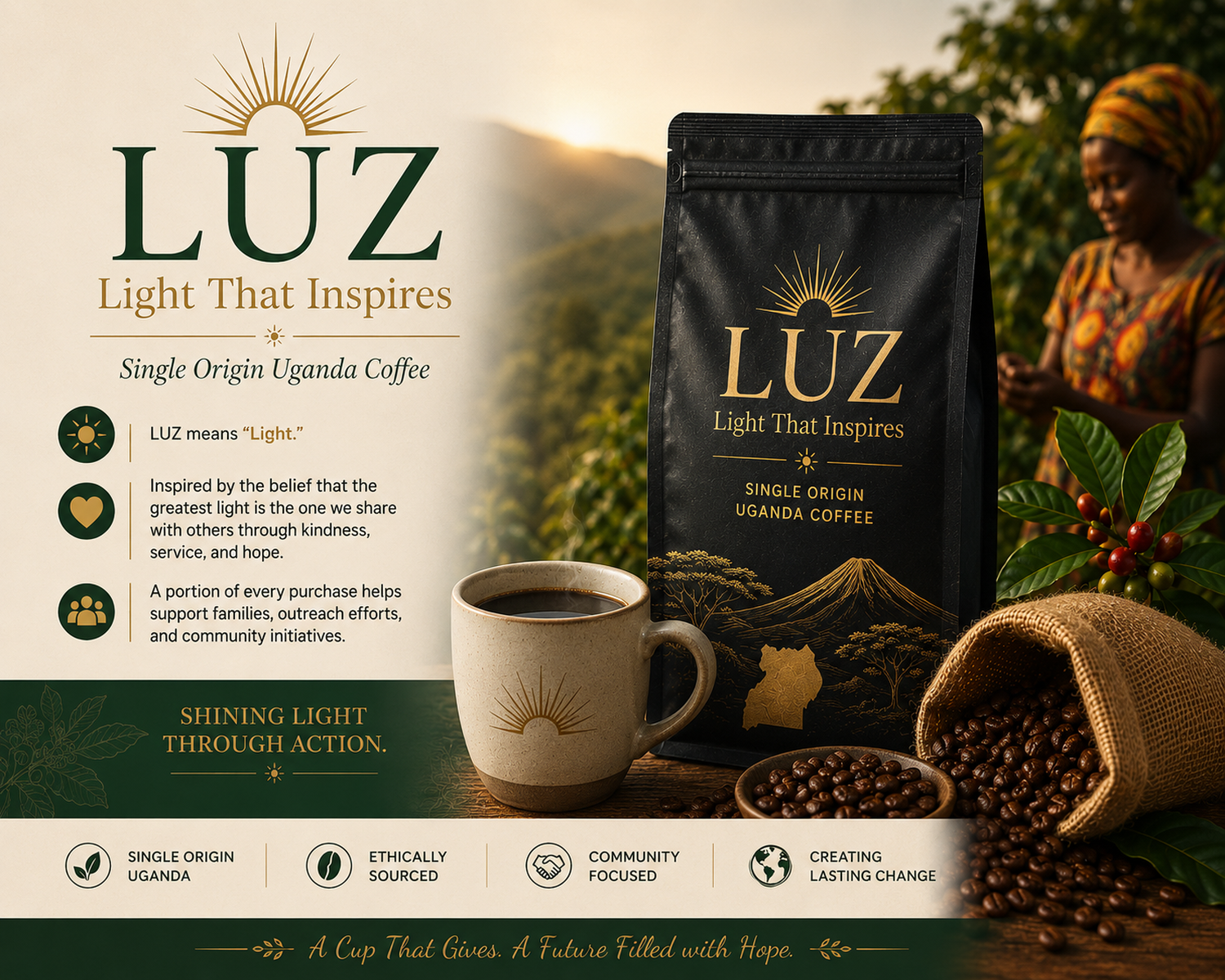 LUZ - Single Origin Uganda Coffee